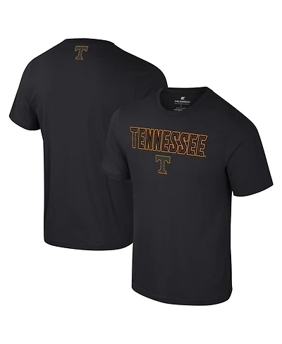 Colosseum Men's Black Tennessee Volunteers Color Pop Active Blend T-Shirt