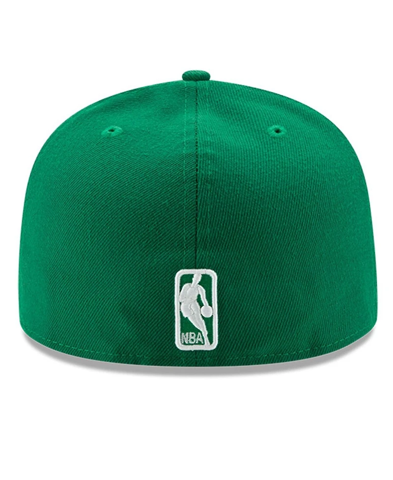 New Era Men's Kelly Green/ Boston Celtics 2024 Nba Finals Champions Side Patch 59FIFTY Fitted Hat