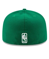 New Era Men's Kelly Green/ Boston Celtics 2024 Nba Finals Champions Side Patch 59FIFTY Fitted Hat