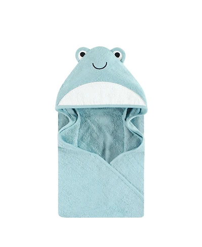 Hudson Baby Unisex Cotton Animal Face Hooded Towel, One
