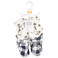 Hudson Baby Boys Quilted Booties Two Pack