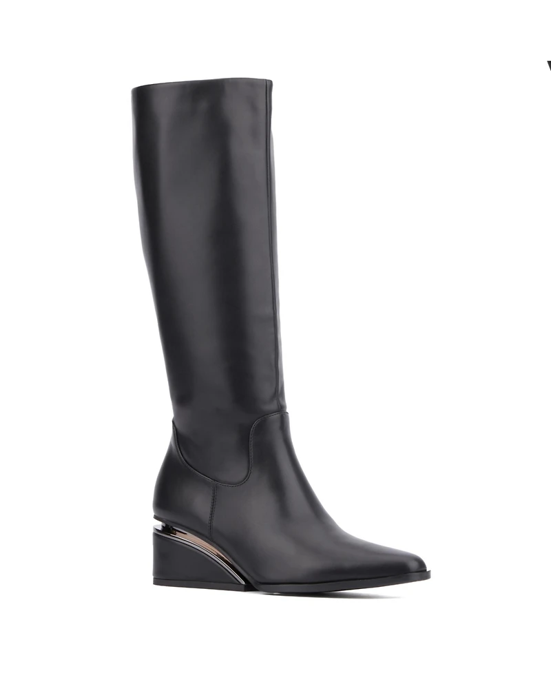 Women's Maegan Wedge Heel Tall Boot