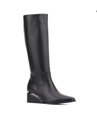 Women's Maegan Wedge Heel Tall Boot