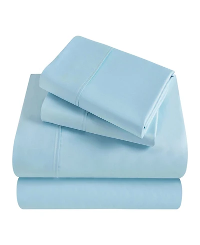 Superior Modal From Beechwood 400 Thread Count Lightweight Cooling Solid Deep Pocket Bed Sheet Set, King