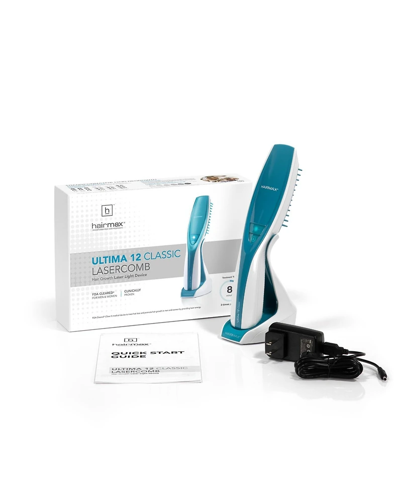 HairMax LaserComb Ultima 12 Classic Hair Growth Device