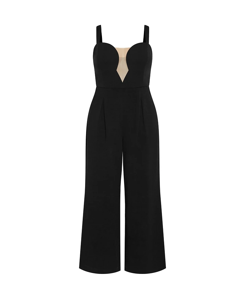City Chic Plus Flaunt It Jumpsuit
