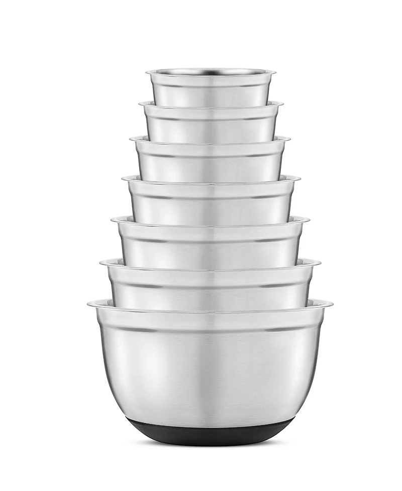 JoyJolt Stainless Steel Mixing Bowls with Lids Set of 7