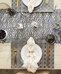 Design Imports Basketweave Woven Placemat Set of 4