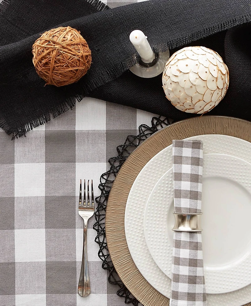 Design Imports Buffalo Check Tablecloth
