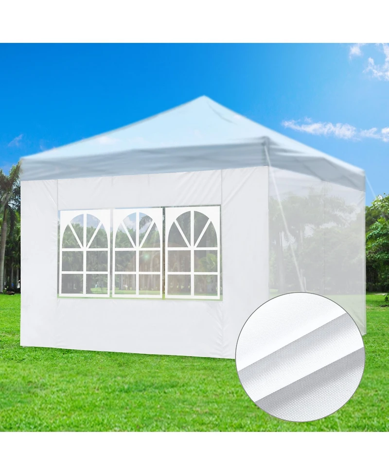 InstaHibit Universal Window Sidewall UV30+ Fits 10x10ft Canopy Gazebo 1 Piece