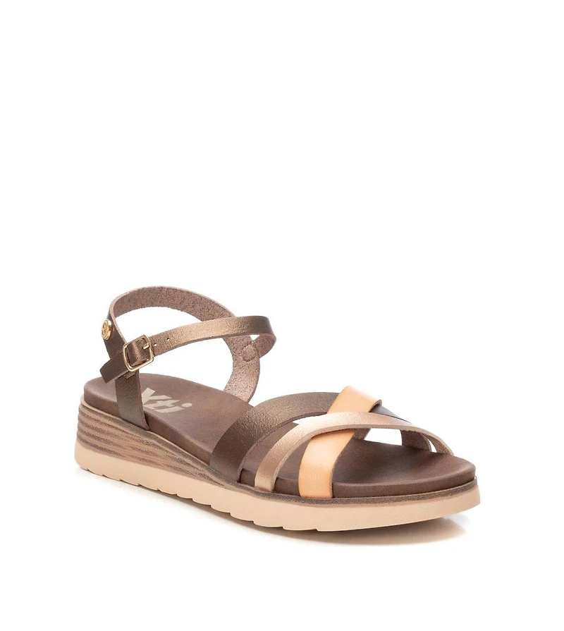 Women's Low Wedge Strappy Sandals By Xti