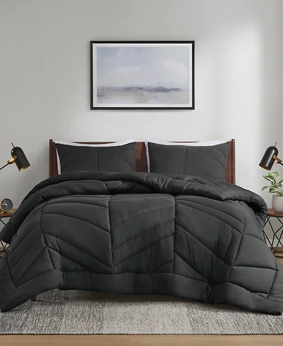 Intelligent Design Remy Quilted Chevron 3-Pc. Comforter Set, Full/Queen