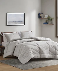 Intelligent Design Remy Quilted Chevron 3-Pc. Comforter Set, Full/Queen