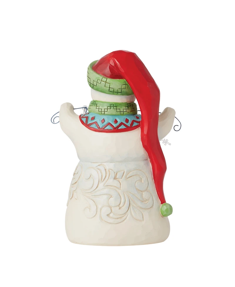 Jim Shore Snowman with Snowflake Figurine