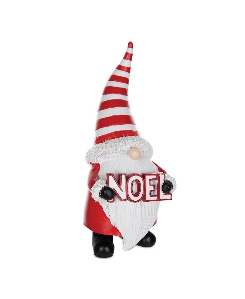 Slickblue Festive Set of 3 Santa Gnome Figurines for Holiday Decor