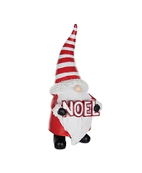 Slickblue Festive Set of 3 Santa Gnome Figurines for Holiday Decor