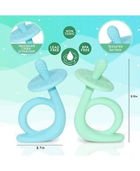 Sperric Baby Teething Toys, 100% Food-Grade Silicone Teethers for Babies 0-6 Months Infant