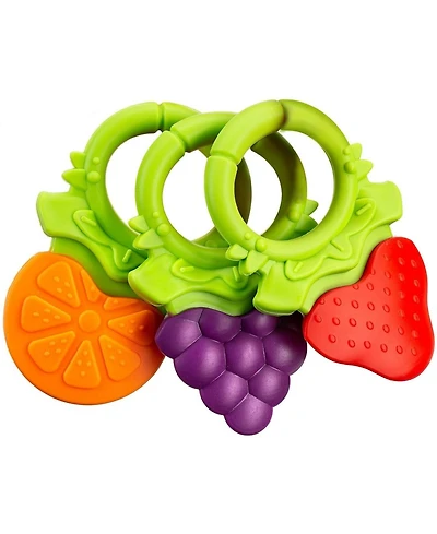 Sperric Baby Teething Toys for Newborns 0-6 Months | Textured Silicone Teethers for Infants 6-12 Months | Bpa Free | Sensory Exploration | Fruit Shape