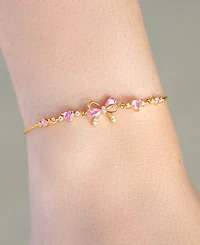 Girls Crew Crystal Little Bow Peep Bracelet