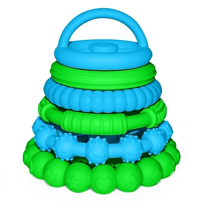 Sperric Toddler Stacking Silicone Toy – Premium Toys for Teething Interactive and Fun Made of Soft Sil