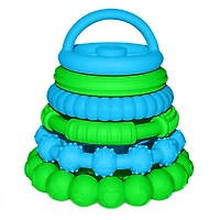 Sperric Toddler Stacking Silicone Toy – Premium Toys for Teething Interactive and Fun Made of Soft Sil