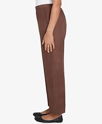 Alfred Dunner Women's Wine Country Classic Slant Pocket Short Length Pant