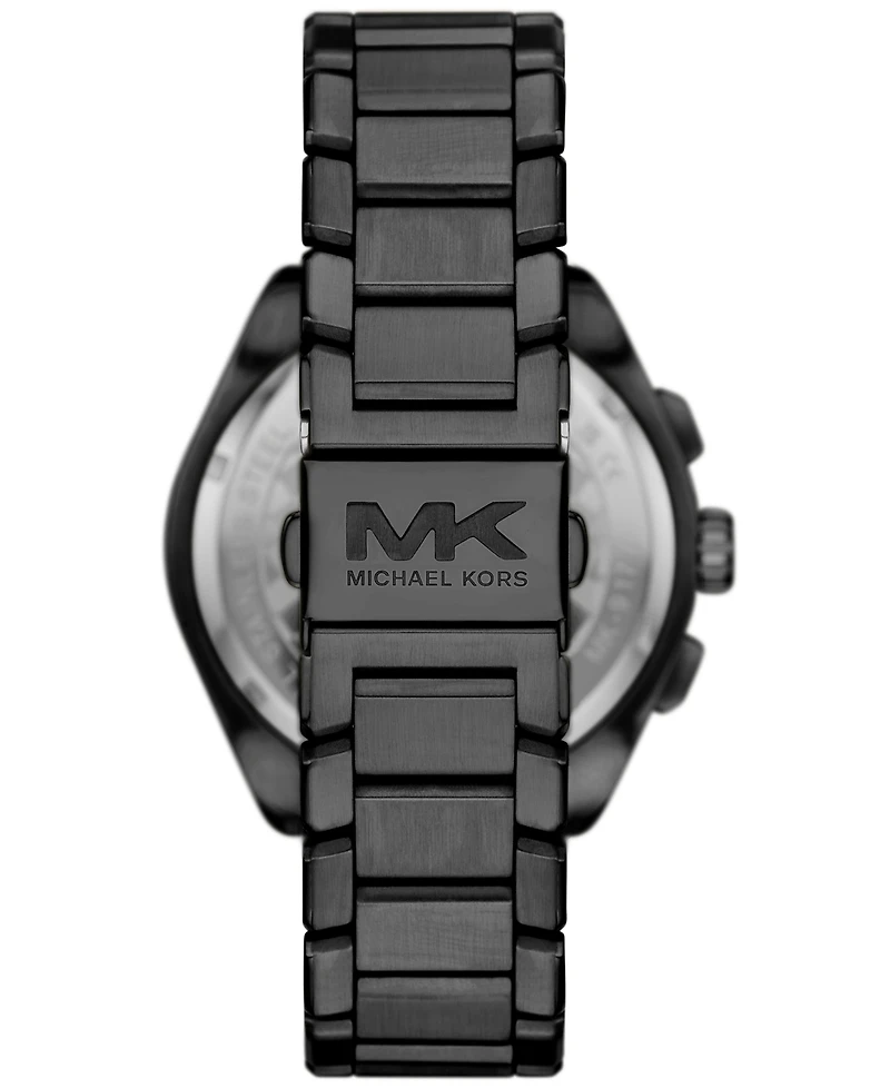 Michael Kors Men's Accelerator 2.0 Chronograph Black Stainless Steel Watch 44mm