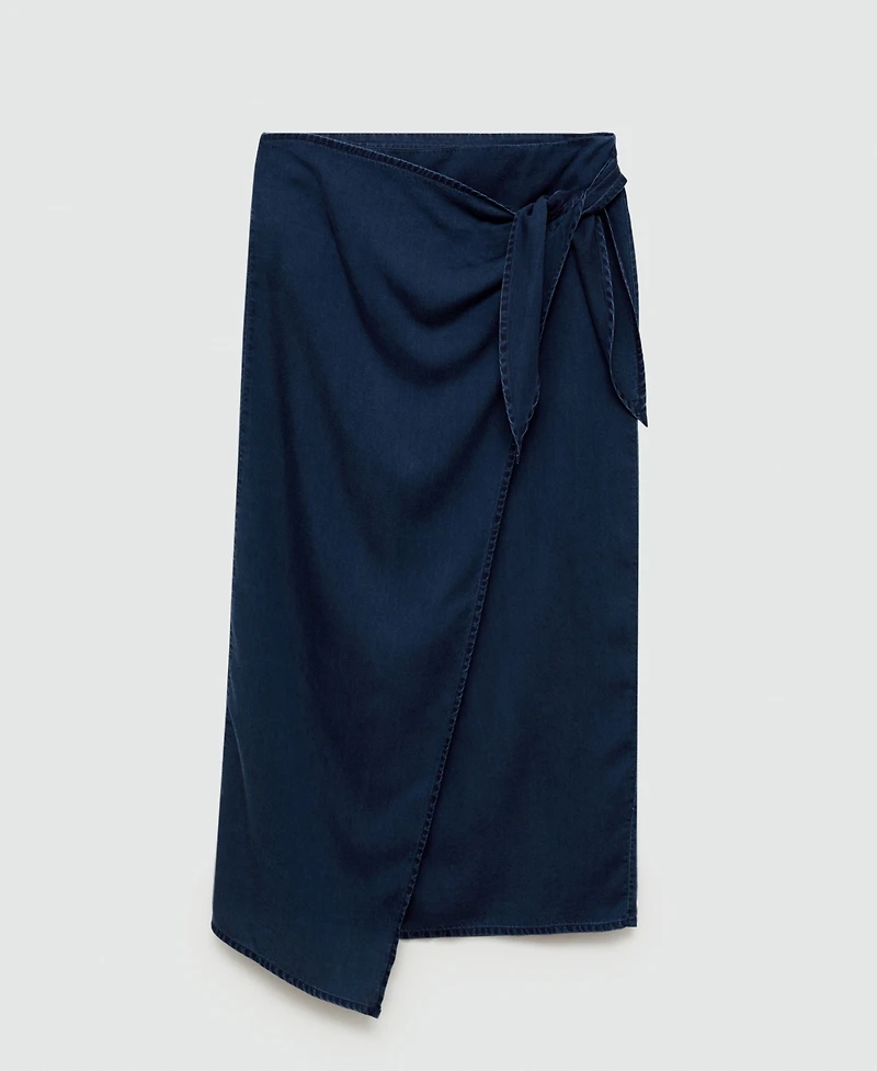Mango Women's Lyocell Sarong Skirt