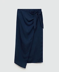 Mango Women's Lyocell Sarong Skirt