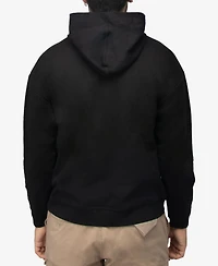 Spring + Mercer Men's Rinestone Embellished Skull Pullover Hoodie