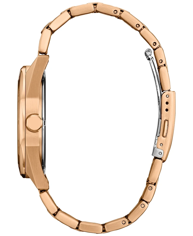 Citizen Eco-Drive Men's Weekender Sport Rose Gold-Tone Stainless Steel Bracelet Watch 41mm