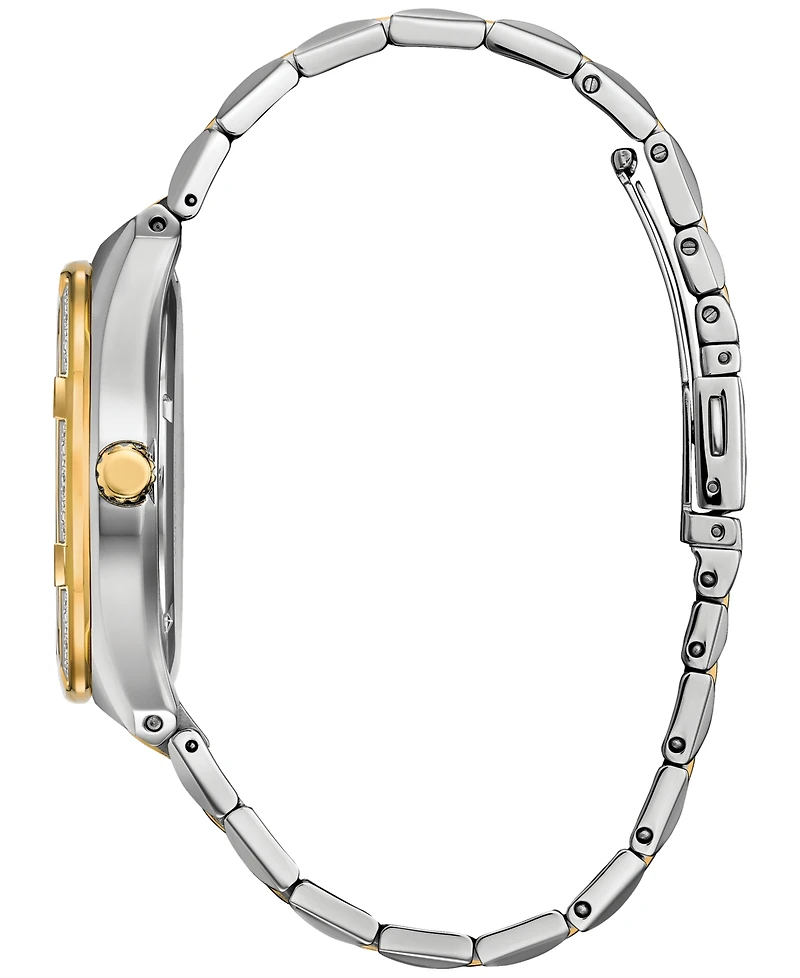 Citizen Eco-Drive Men's Corso Diamond (1/10 ct. t.w.) Two-Tone Stainless Steel Bracelet Watch 40mm