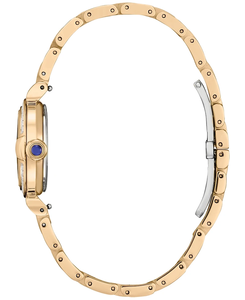 Citizen Eco-Drive Women's Diamond (1/6 ct. t.w.) Rose Gold-Tone Stainless Steel Bracelet Watch 26mm