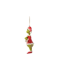 Jim Shore Grinch Holding Merry Christmas Banner Ornament
