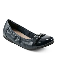 Easy Spirit Women's Kenna Buckle Slip-On Ballet Flats