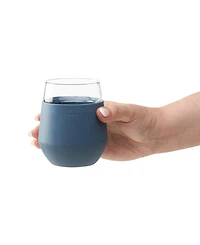 Rabbit Freezable Wine Glasses, Set of 2, Slate