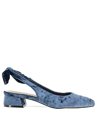 BCBGeneration Women's Torna Velvet Slingback Block Heel Pumps