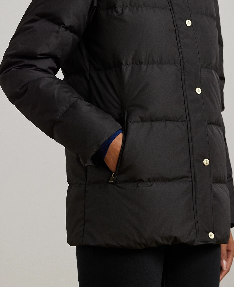 Lauren Ralph Women's Faux-Fur Hooded Puffer Coat