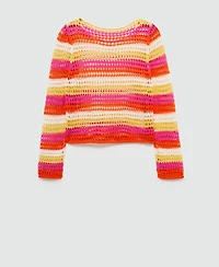 Mango Women's Combined Crochet Sweater