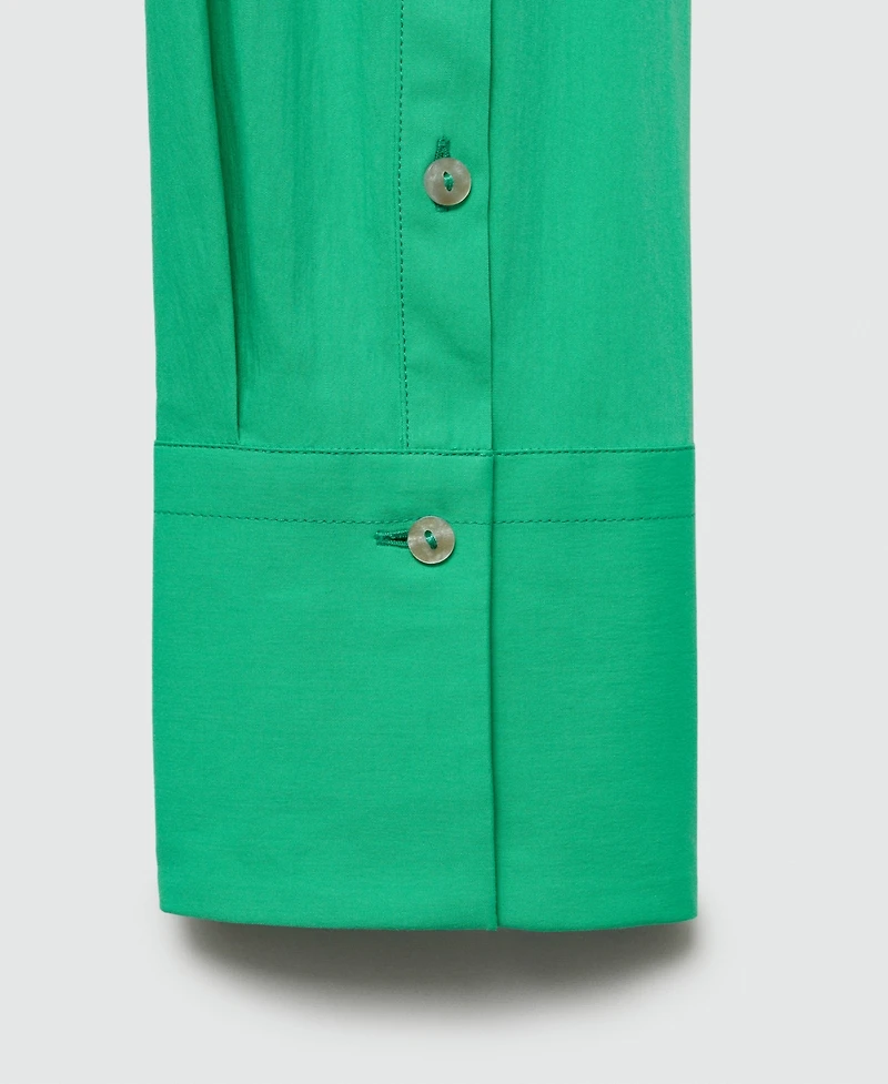 Mango Women's Buttoned Cotton Shirt