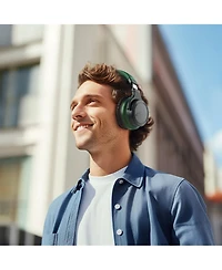 Bluetooth Headphone Active Noise Cancelling Wireless E7 MDPro Green