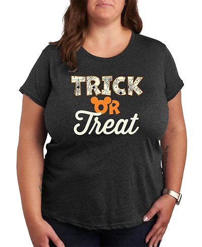 Hybrid Apparel Trendy Disney Trick or Treat Plus Graphic T-shirt