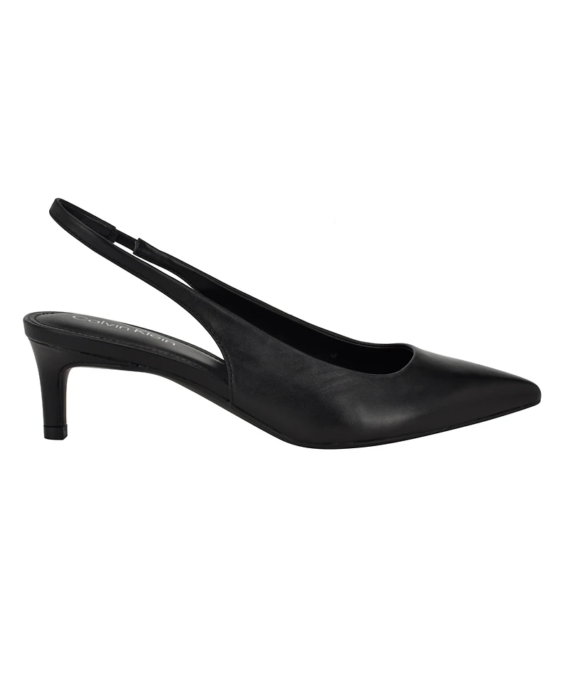 Calvin Klein Women's Dainty Slingback Kitten Heel Pumps