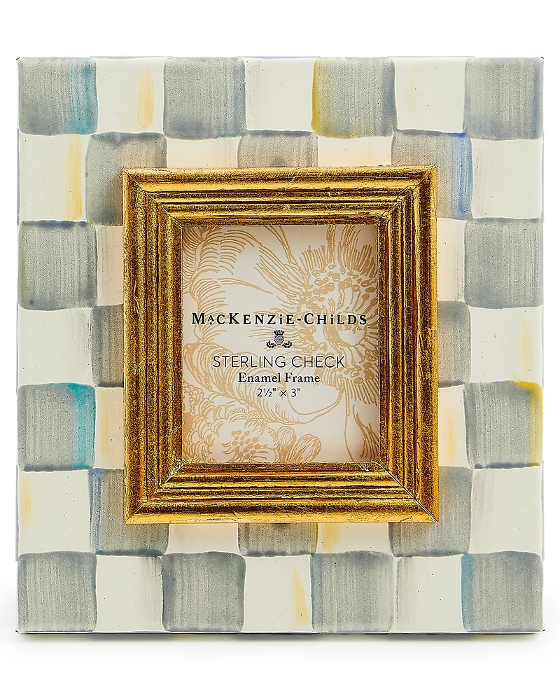 Mackenzie-Childs Sterling Check Frame