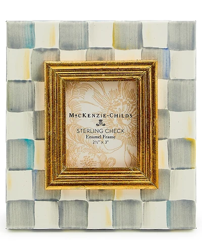 Mackenzie-Childs Sterling Check Frame
