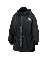 Wear by Erin Andrews Women's Black Philadelphia Phillies Full-Zip Windbreaker Hoodie Jacket