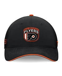 Fanatics Men's Black Philadelphia Flyers 2024 Nhl Draft on Stage Trucker Adjustable Hat
