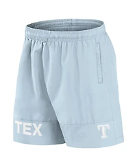 Fanatics Men's Light Blue Texas Rangers Elements Swim Shorts