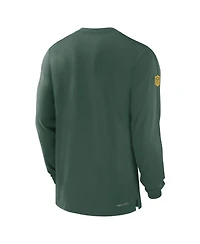 Nike Men's Green Green Bay Packers Sideline Player Performance Long Sleeve T-Shirt
