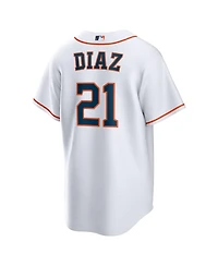 Nike Men's Yainer Diaz White Houston Astros Home Replica Jersey